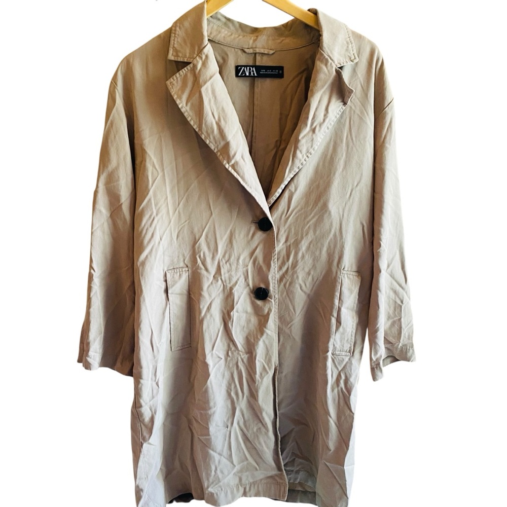 ZARA Oversized Beltless Trench Coat